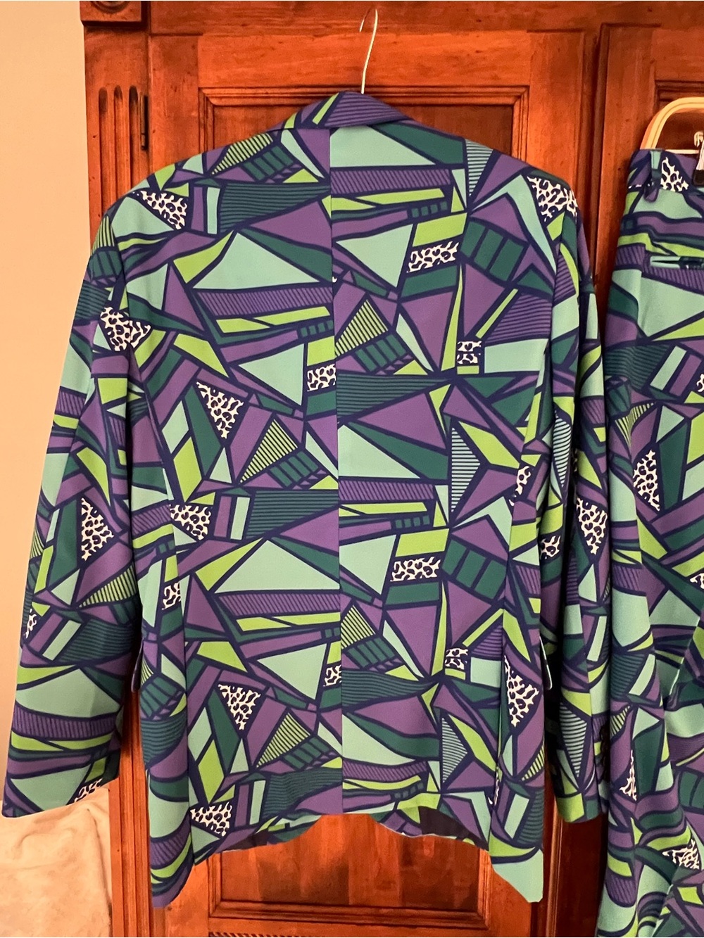Shinesty "Le Tootski" Neon Rave Suit | Jacket Size 38 | Pants 33x33 | Worn Once - Picture 6 of 17